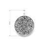 Přívěsek bižuterie se Swarovski krystaly kulatý 54041.5 calvsi