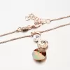 Růžovým zlatem pozlacený náhrdelník s krystaly N1401948-2120-SLX