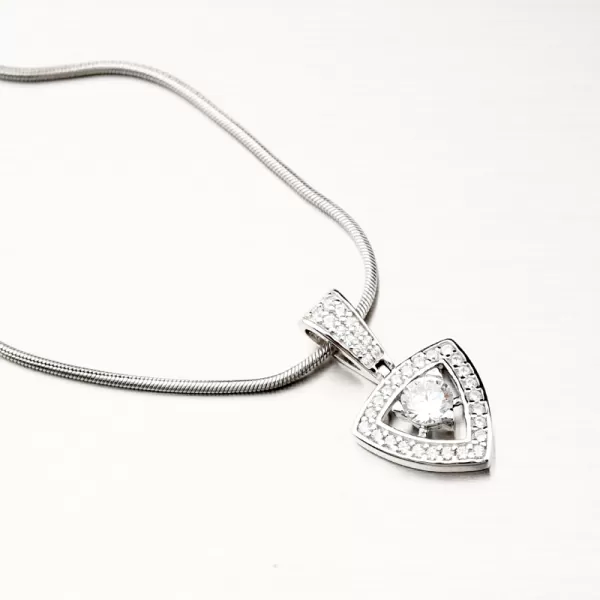 Stříbrný přívěsek se zirkony PKL-3068