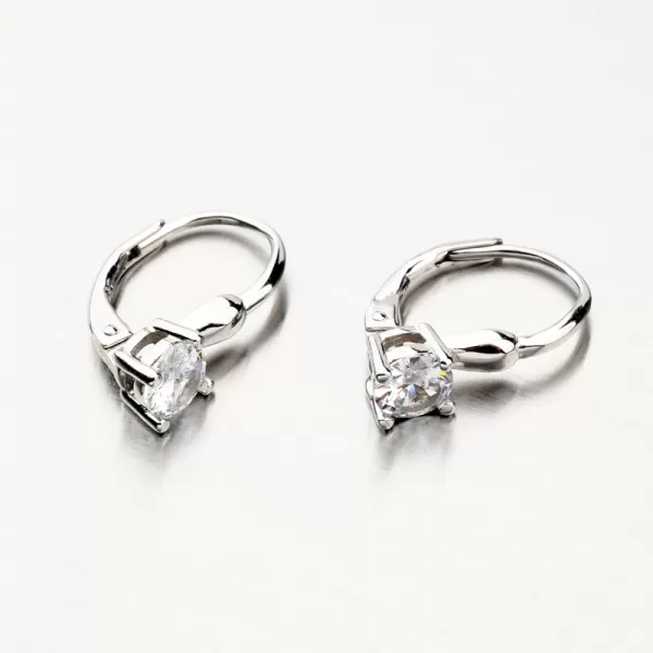 Stříbrné náušnice se zirkonem PKL-2090