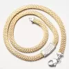 Zlacený stříbrný náhrdelník se zirkony N1902536-2196-SLX