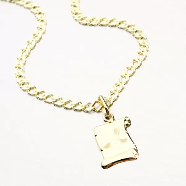 Přívěsek žluté zlato 585 váhy - měsíční znamení 43-2081-09