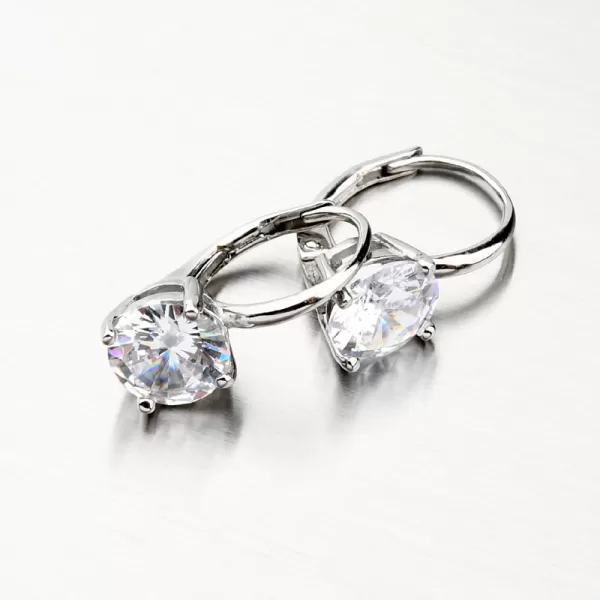 Stříbrné náušnice se zirkonem PKL-2090