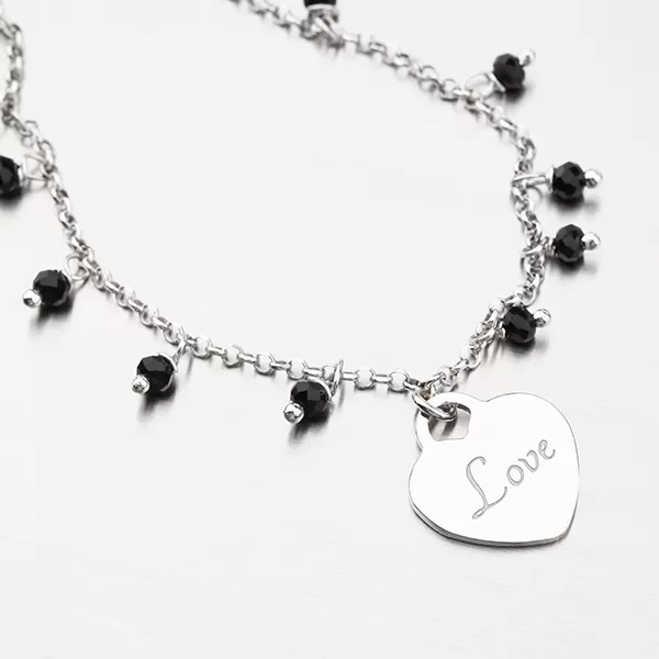 Stříbrný náramek s krystaly B1901861-2464-SLX