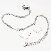 Stříbrný náramek pro milovníky psů B1603799-1132-SLX