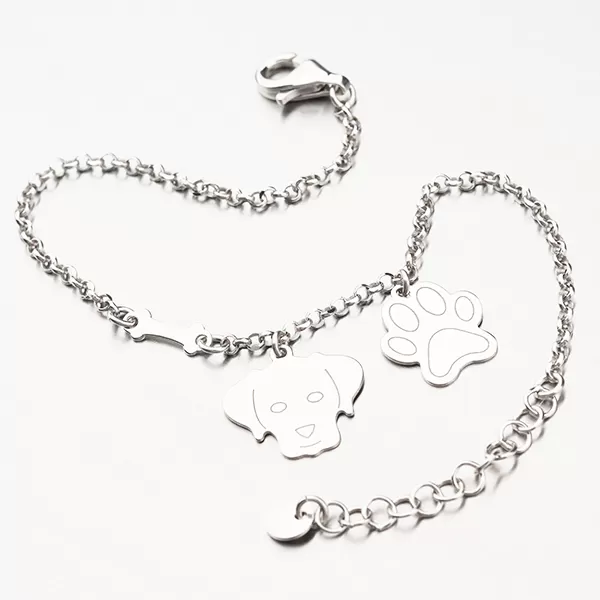 Stříbrný náramek pro milovníky psů B1603799-1132-SLX