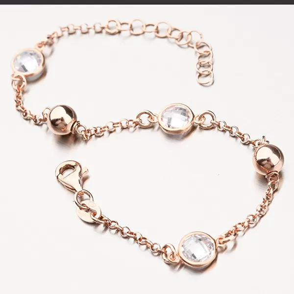 Dámský náramek stříbro 925 se zirkony 92003043-72-SLX