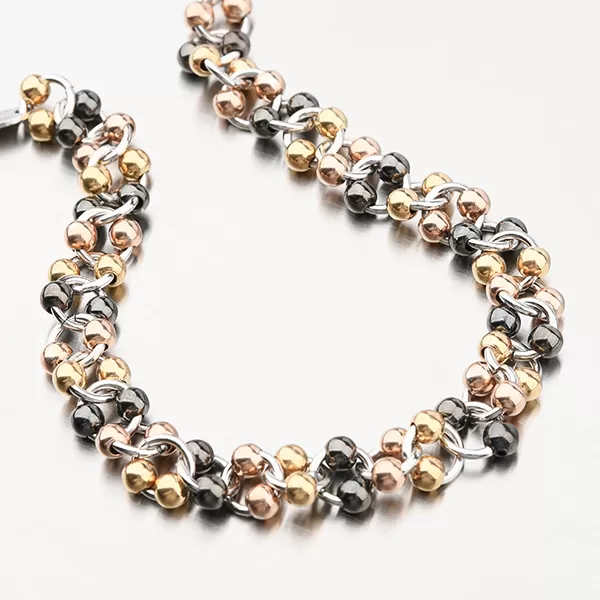 Náramek s kuličkami stříbro 925 B1801758-1507-SLX