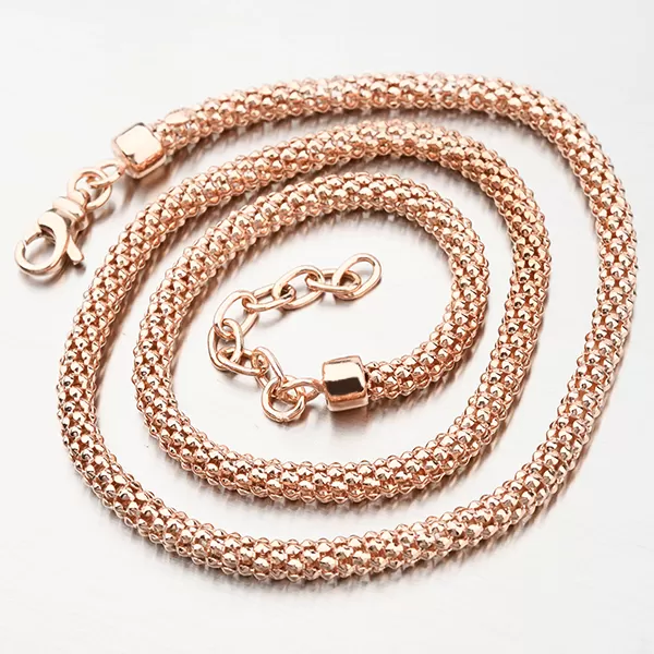 Zlacený stříbrný náhrdelník N1300513-1264-SLX