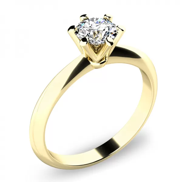 Zásnubní prsten s diamantem ZP-140016D-ZL