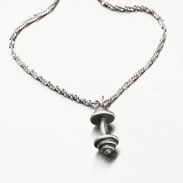 Přívěsek činka - stříbro 925/1000 P1601233-0532-SLX