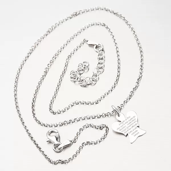 Dámský náhrdelník stříbro 925 andělem N1604194-1264-SLX