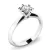 Dámský prsten bílé zlato 585/1000 přírodní diamant 0.410 ct G/SI 140016D-B