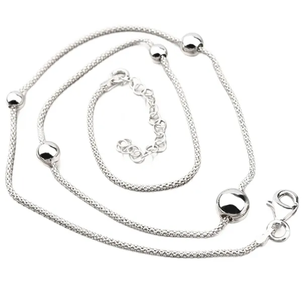 Náhrdelník s kuličkami - stříbro N1701549-1264-SLX