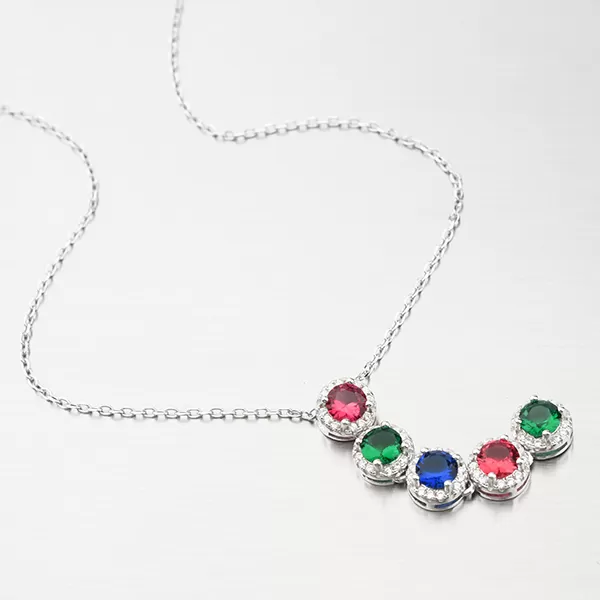 Stříbrný náhrdelník pro ženy N1603487-1905-SLX