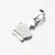 Dámský přívěsek stříbro 925 zirkon korunka P1700150-1905-SLX