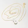 Náhrdelník s krystaly v barvě žlutého zlata N1500754-2120-SLX
