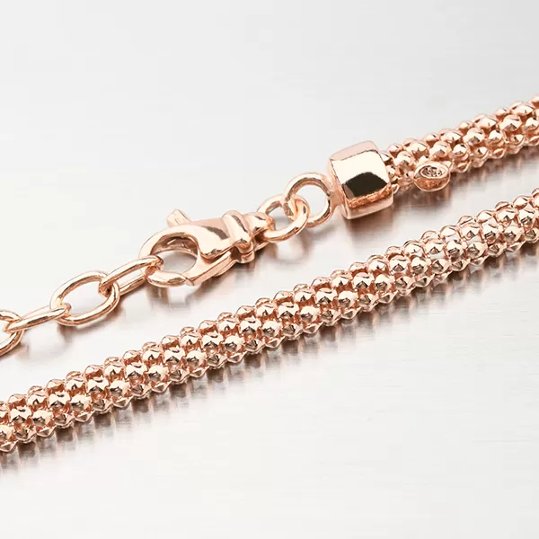 Zlacený stříbrný náhrdelník N1300513-1264-SLX