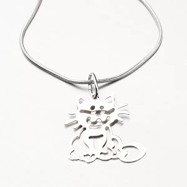 Přívěsek stříbro 925 kočka P1502728-1507-SLX