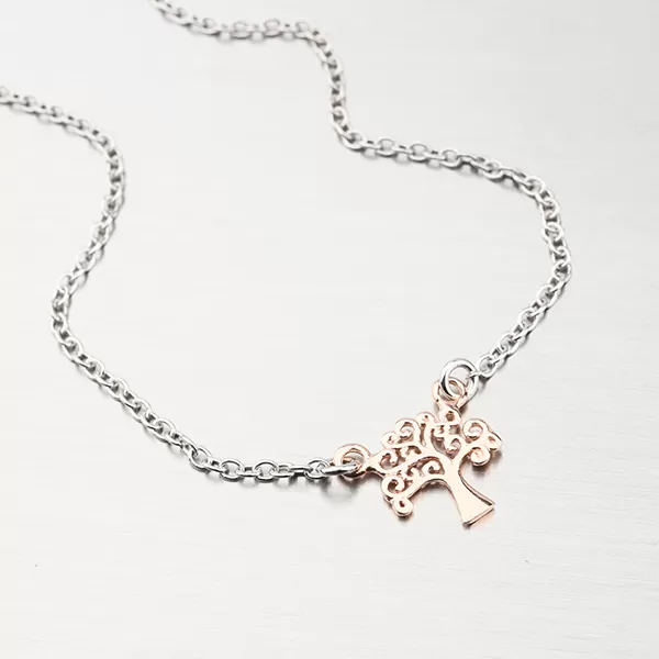 Stříbrný náhrdelník se stromem života N1502490-0331-SLX