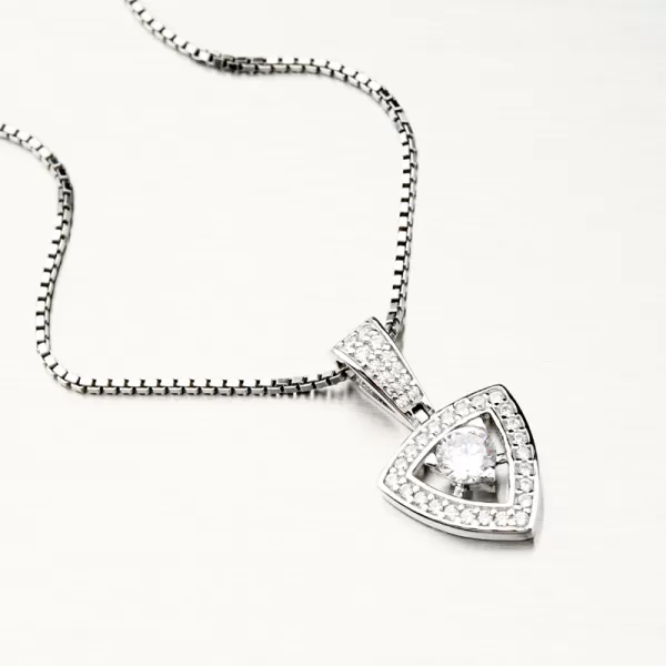 Stříbrný přívěsek se zirkony PKL-3068