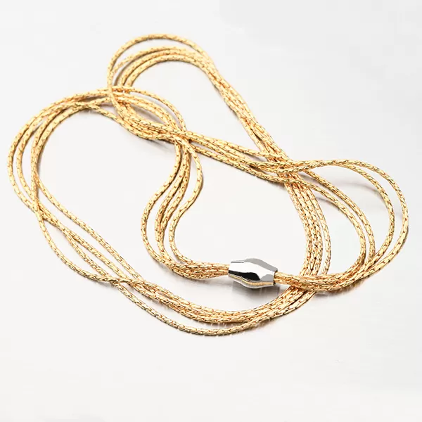 Zlacený stříbrný náhrdelník pro ženy N2101119-2619-SLX