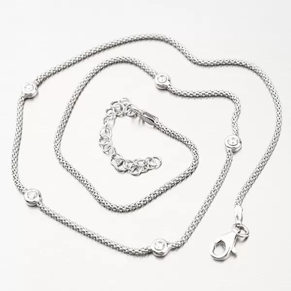 Náhrdelník se zirkony - stříbro 925 N2001538-1264-SLX