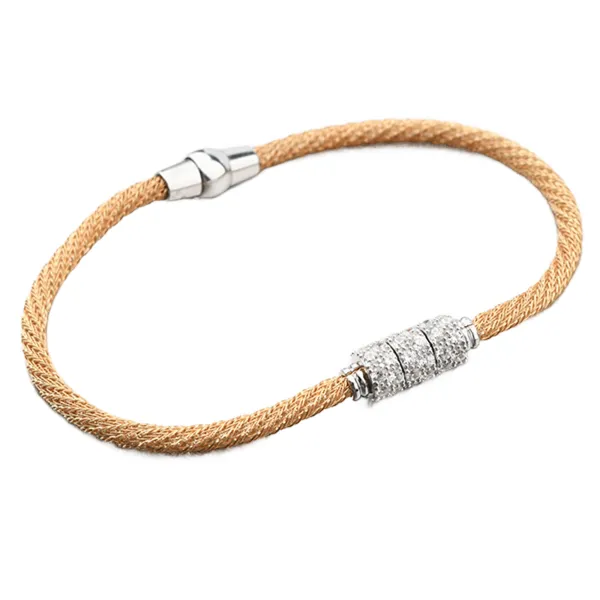Dámský náramek stříbro 925 zirkon pozlacený B1300356-1304-SLX