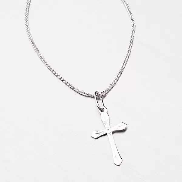 Křížek z bílého zlata 327-1134