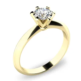 Zásnubní prsten žluté zlato 585/1000 zirkon ZP-140016-ZL-ZIR