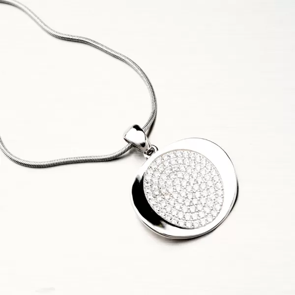 Stříbrný přívěsek se zirkony PKL-3108