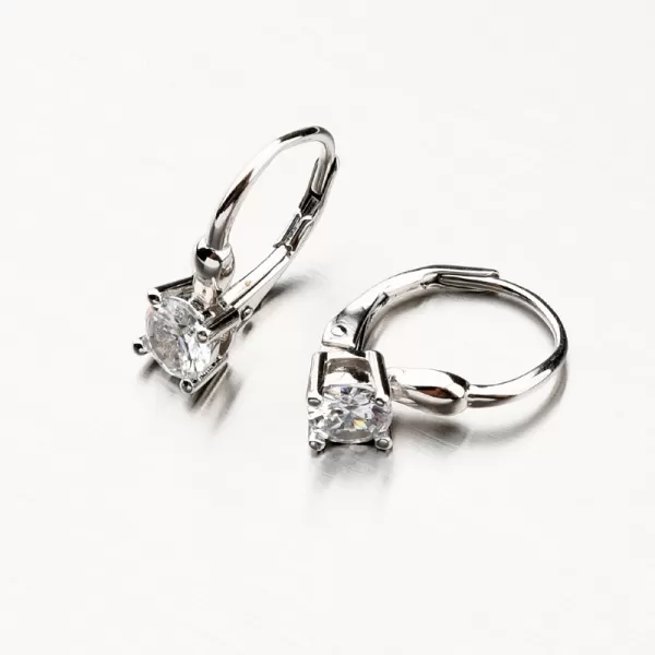 Stříbrné náušnice se zirkonem PKL-2090