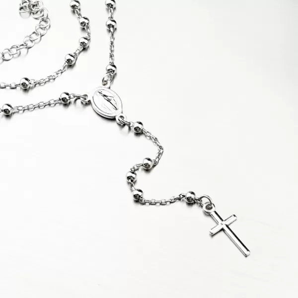 Stříbrný náhrdelník růženec N1902935-1304-SLX