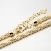 Zlacený stříbrný náhrdelník N1200061-1264-SLX