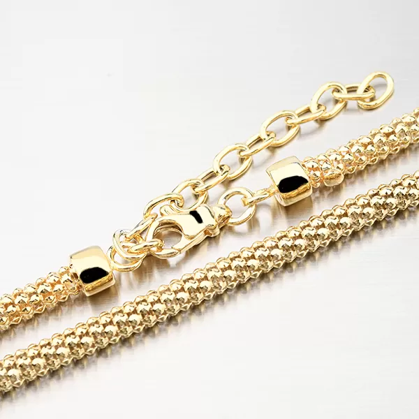 Zlacený stříbrný náhrdelník N1200061-1264-SLX