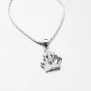 Stříbrný přívěsek korunka se zirkony P1702732-1905-SLX