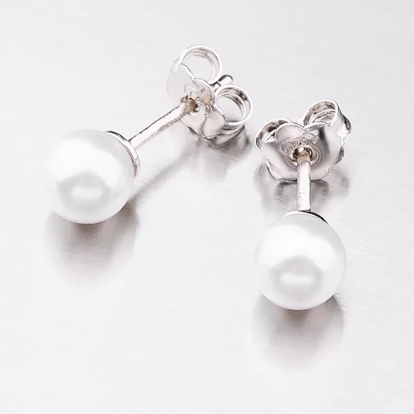 Náušnice pecky s perlou E2200446-1132-SLX