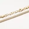 Zlacený stříbrný náhrdelník N1300485-1264-SLX