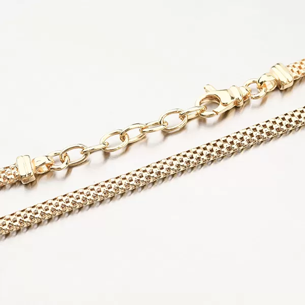 Zlacený stříbrný náhrdelník N1300485-1264-SLX