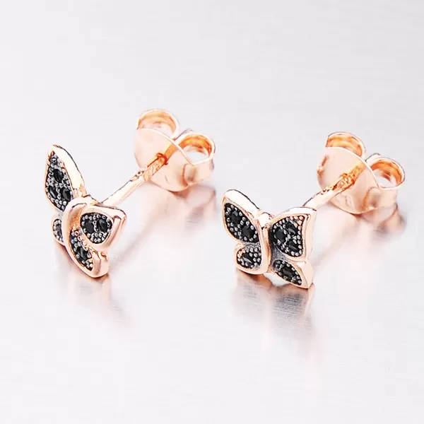 Dámské náušnice stříbro 925 zirkon motýlci v barvě E1703978-2281-SLX