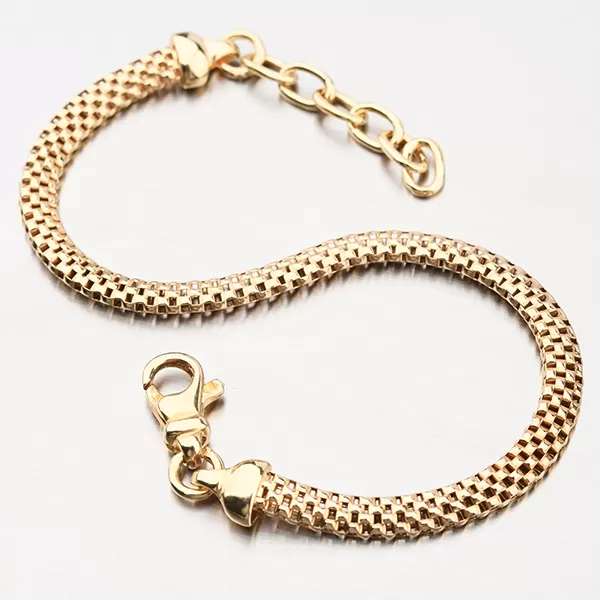 Dámský náramek stříbro 925 zlacený pro ženy B1300486-1264-SLX