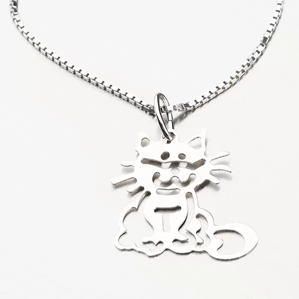 Přívěsek stříbro 925 kočka P1502728-1507-SLX