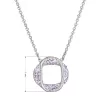 Stříbrný náhrdelník s krystaly Swarovski fialový 32016.3 violet