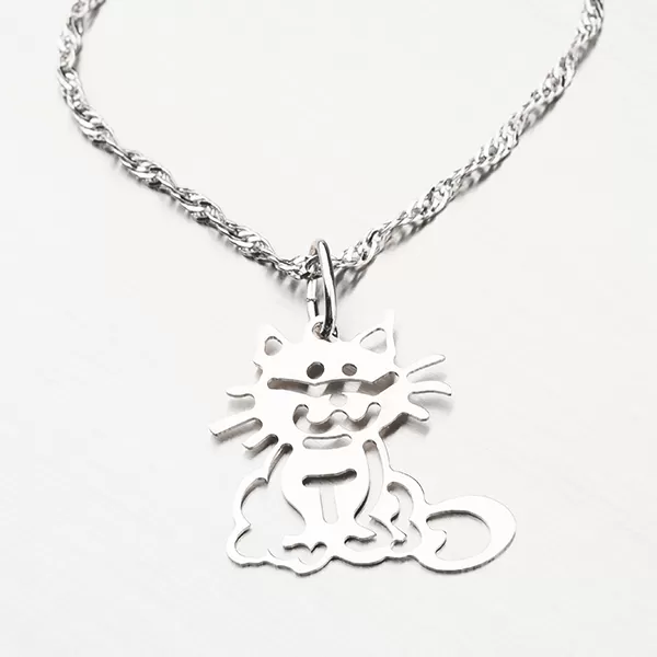 Přívěsek stříbro 925 kočka P1502728-1507-SLX