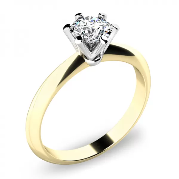 Zásnubní prsten s diamantem ZP-140016D-ZLB