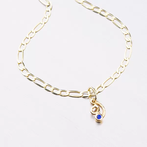 Přívěsek s modrým zirkonem 532-1169.0