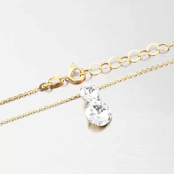 Dámský náhrdelník stříbro 925 krystaly v barvě N1500754-2120-SLX