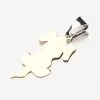 Stříbrný přívěsek ve tvaru psa se zlacením P1400170-1507-SLX