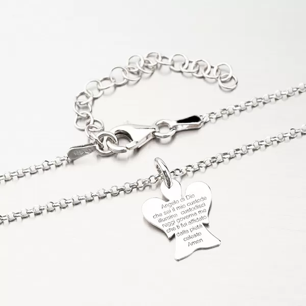 Dámský náhrdelník stříbro 925 andělem N1604194-1264-SLX