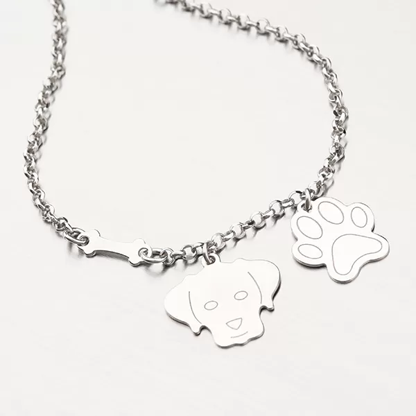 Stříbrný náramek pro milovníky psů B1603799-1132-SLX